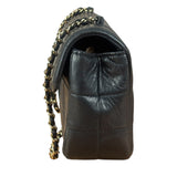 Chanel Black Lambskin Mini Chocolate Bar Flap Bag 2005