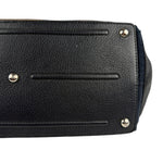 Saint Laurent Vintage Black Leather Top Handle Bag