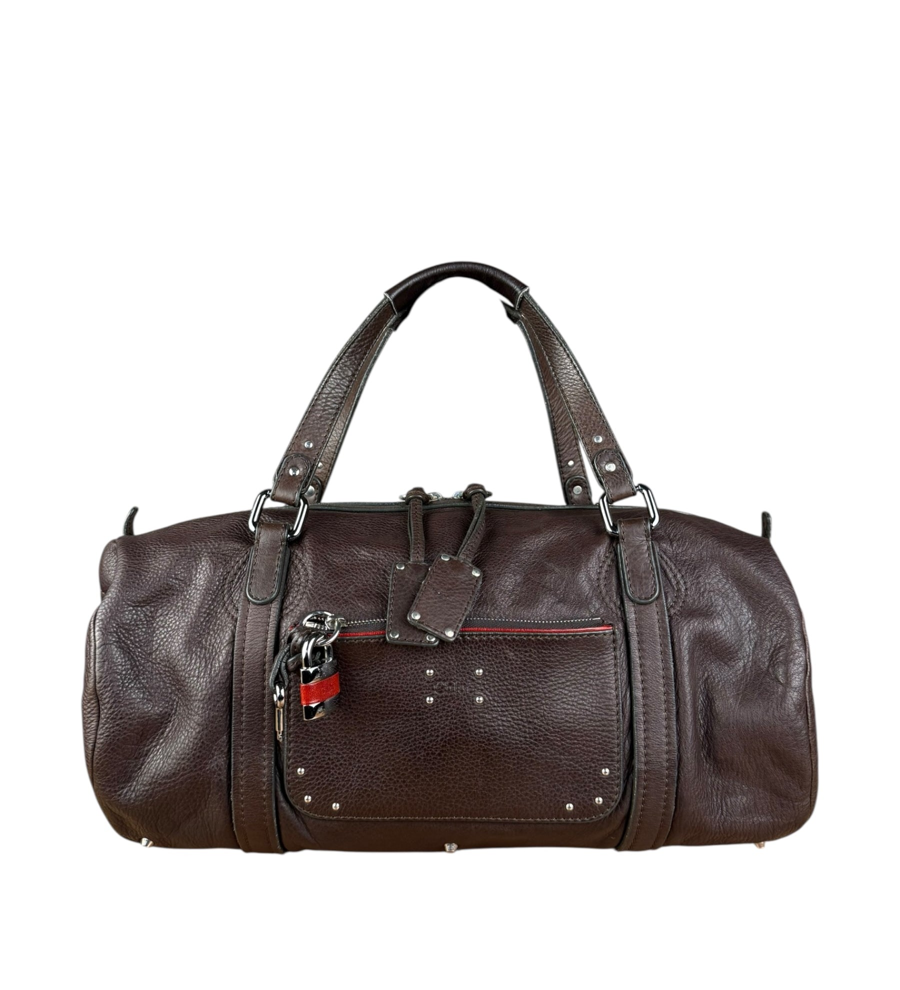 Chloé Brown Leather Mr. Paddington Boston Bag
