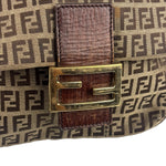 Fendi Canvas Monogram Zucchino Shoulder bag