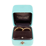Tiffany & Co His & Hers Rings 18k Gold w/ Diamonds