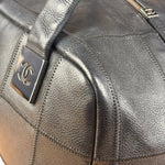 Chanel Black Chocolate Bar Bowling Hand Bag - 2003