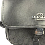 Coach Black Leather Pace Messenger Crossbody Bag
