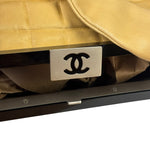 Chanel Beige Lambskin Chocolate Bar Frame Handbag 2002