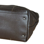 Chanel Brown Leather Chocolate Bar Tote 2004