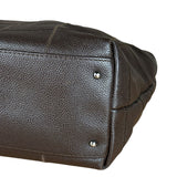 Chanel Brown Leather Chocolate Bar Tote 2004