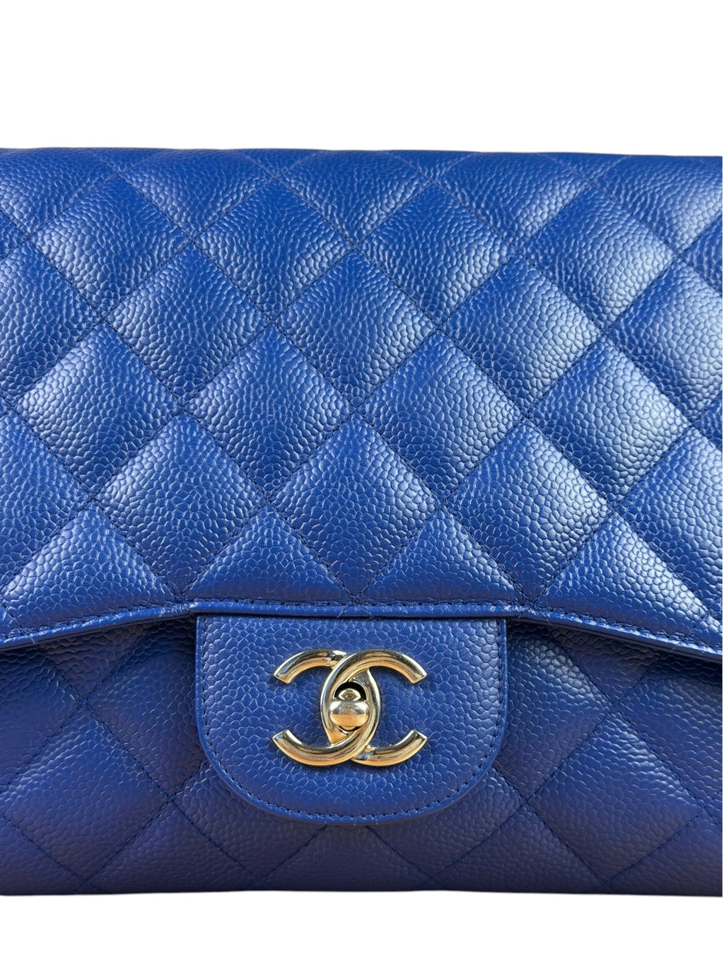 Chanel Royal Blue Caviar M Flap 2009