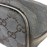Gucci Black Canvas GG Print Mini Boat Pochette