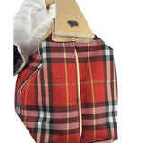 Burberry Vintage Red House Check Mini Handbag