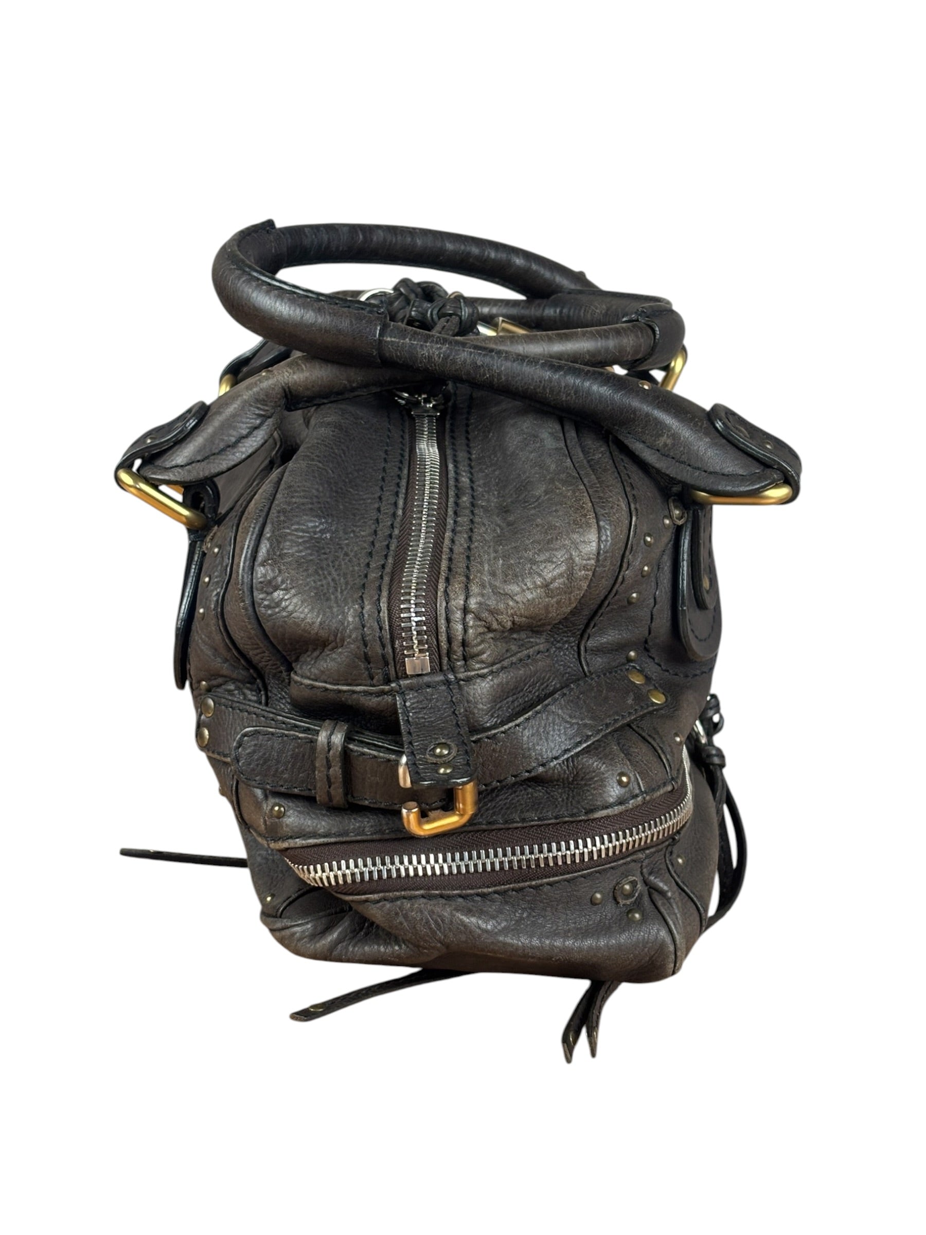 Chloe Brown Leather Paddington Shoulder Bag
