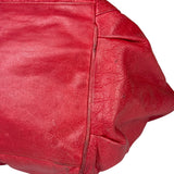 Balenciaga Red Leather Le City Tote