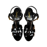 Saint Laurent Tribute Patent Leather Black Heels