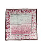 Christian Dior Vintage Floral Print Silk Handkerchief/Scarf