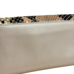 Salvatore Ferragamo Multi-Toned Leather Python Gancini Continental Wallet
