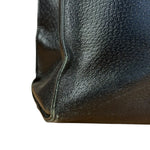 Gucci Vintage Black Leather Shoulder Tote