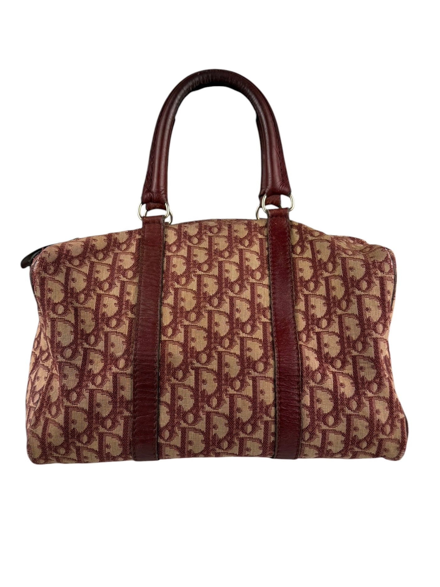 Christian Dior Vintage Monogram Trotter Boston Handbag