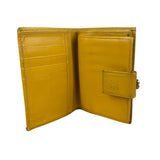 Celine Vintage Brown Macadam Bifold Kisslock Wallet