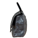 Chanel Dark Grey Cockpit Flap Shoulder Bag 2015