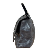 Chanel Dark Grey Cockpit Flap Shoulder Bag 2015