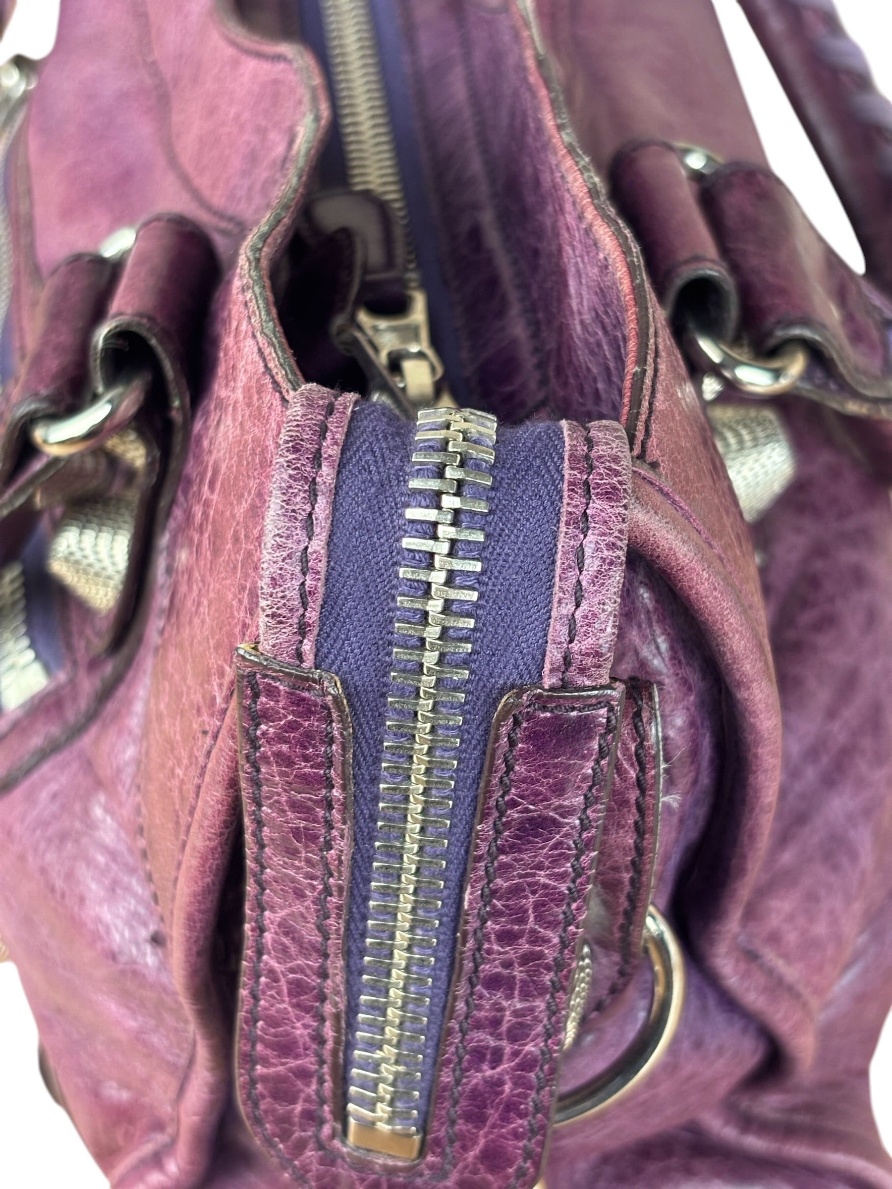 Balenciaga Purple City Bag