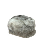 Vintage Clip-in Grey Fur Hat