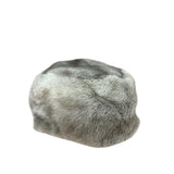 Vintage Clip-in Grey Fur Hat