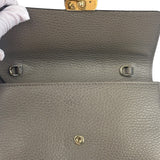 Gucci Grey Leather Wallet On Chain