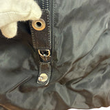 Prada Black Nylon Saffiano Travel Bag