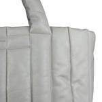Rag & Bone White Leather Puffer Tote