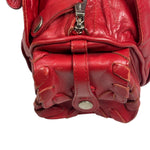 Chloe Red Leather Silverado Shoulder Bag