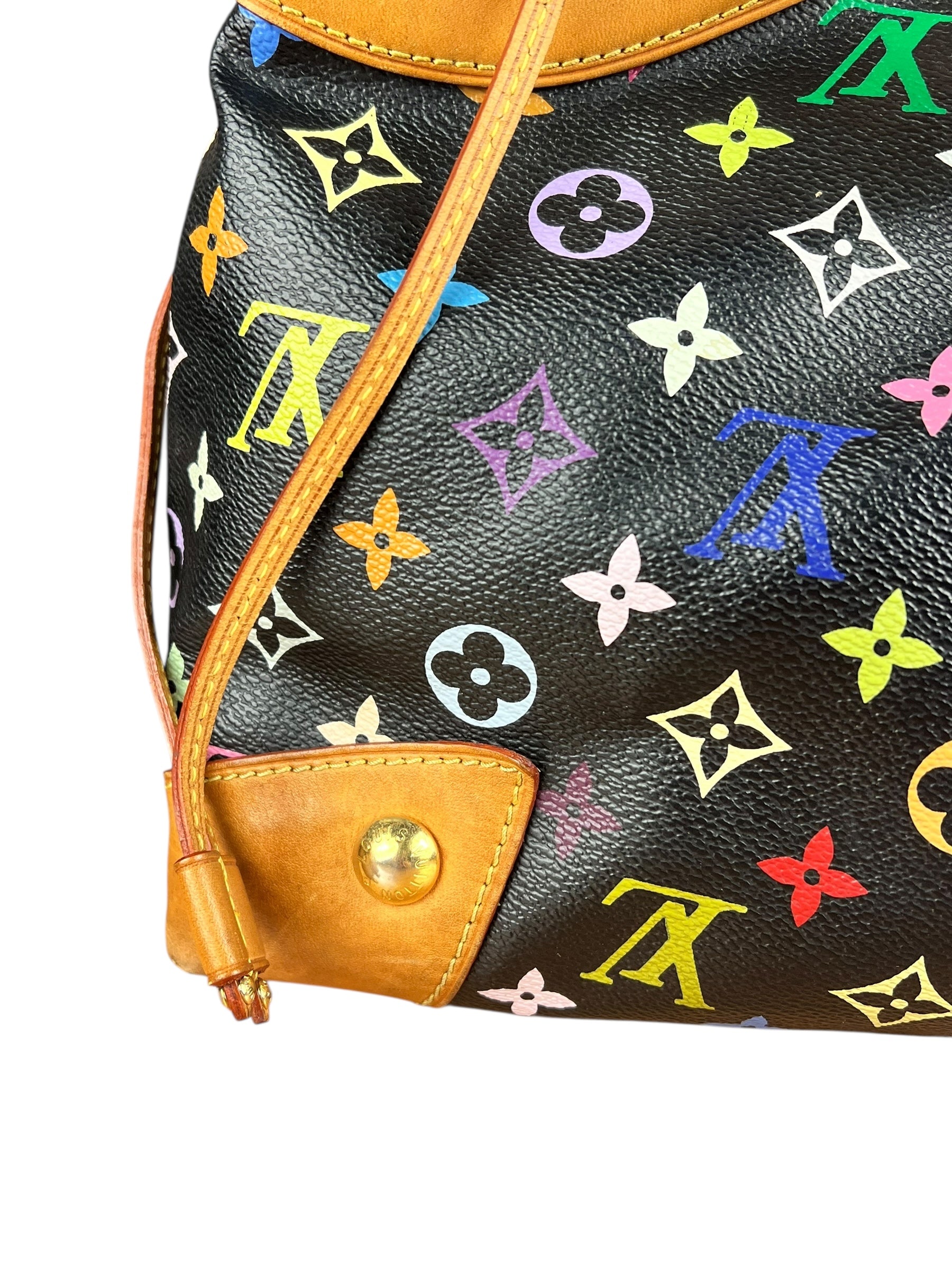 Louis Vuitton Black Murakami Ursula Handbag