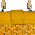 Goyard Mini Goyardine Soft Saigon Top Handle Bag Yellow