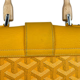 Goyard Mini Goyardine Soft Saigon Top Handle Bag Yellow