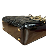 Dior Patent Cannage Mini Lady Dior Black