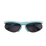 Bottega Veneta BV1114S Blue Sporty Oval Sunglasses
