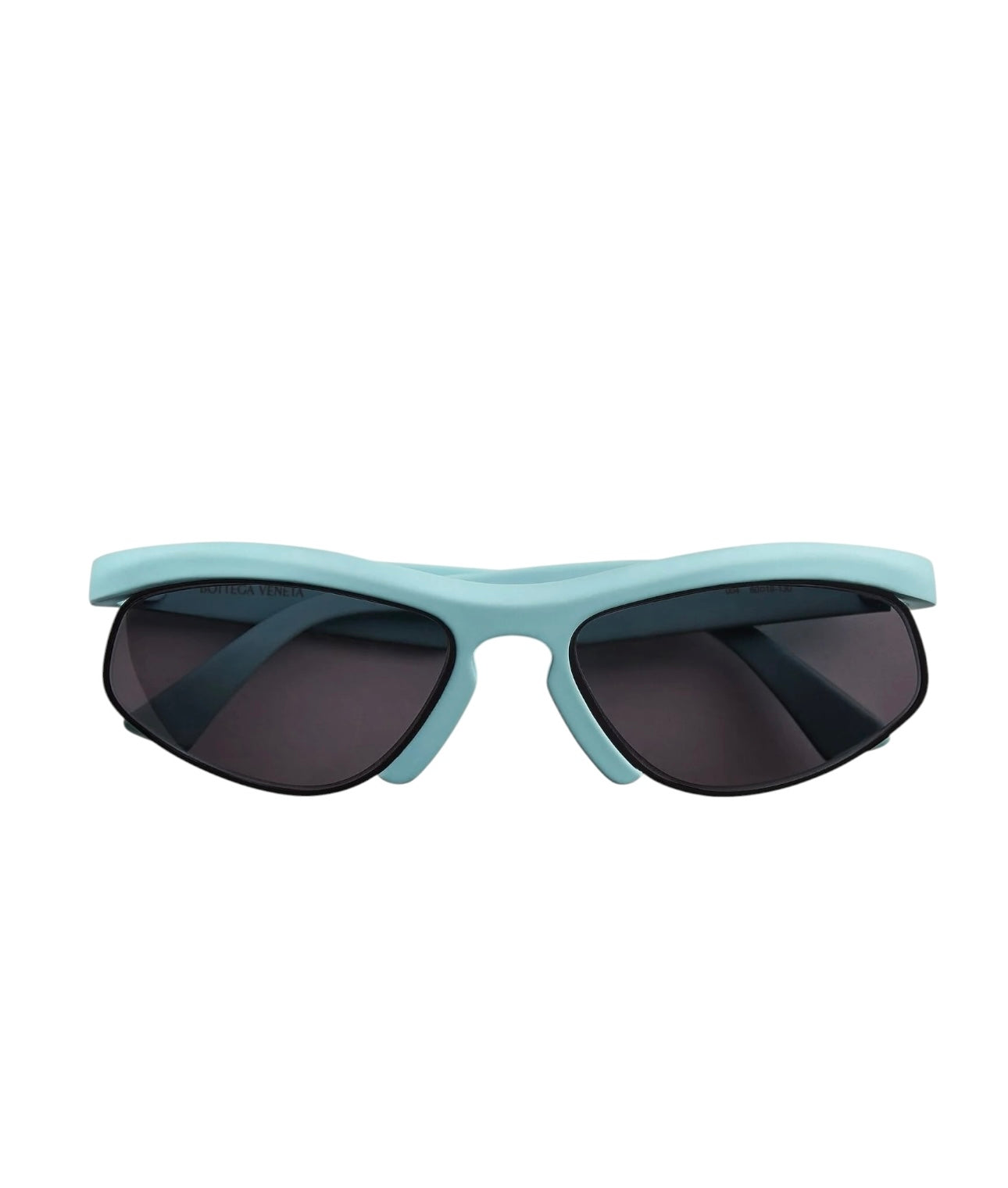 Bottega Veneta BV1114S Blue Sporty Oval Sunglasses