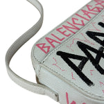 Balenciaga Graffiti Leather Camera Crossbody Bag
