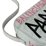 Balenciaga Graffiti Leather Camera Crossbody Bag