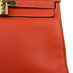 Hermes Coral-Red Epson Casaque Togo Kelly 32