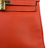 Hermes Coral-Red Epson Casaque Togo Kelly 32