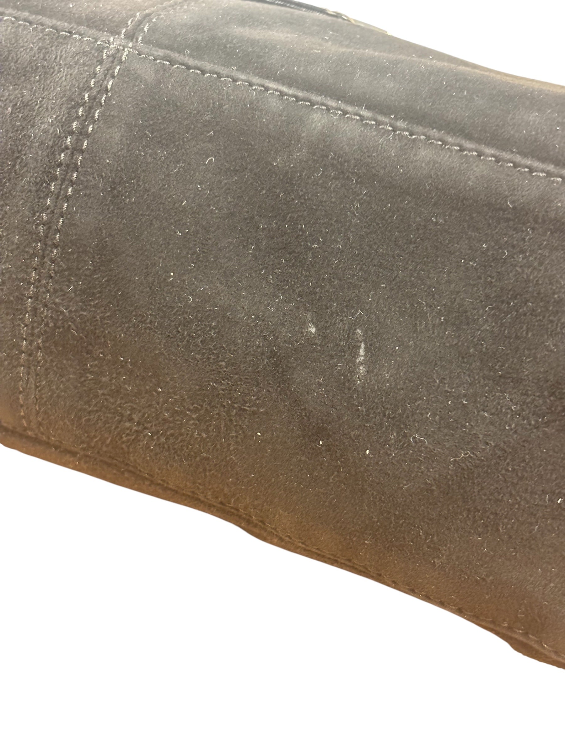 Fendi Vintage Black Mamma Baguette Shoulder Bag