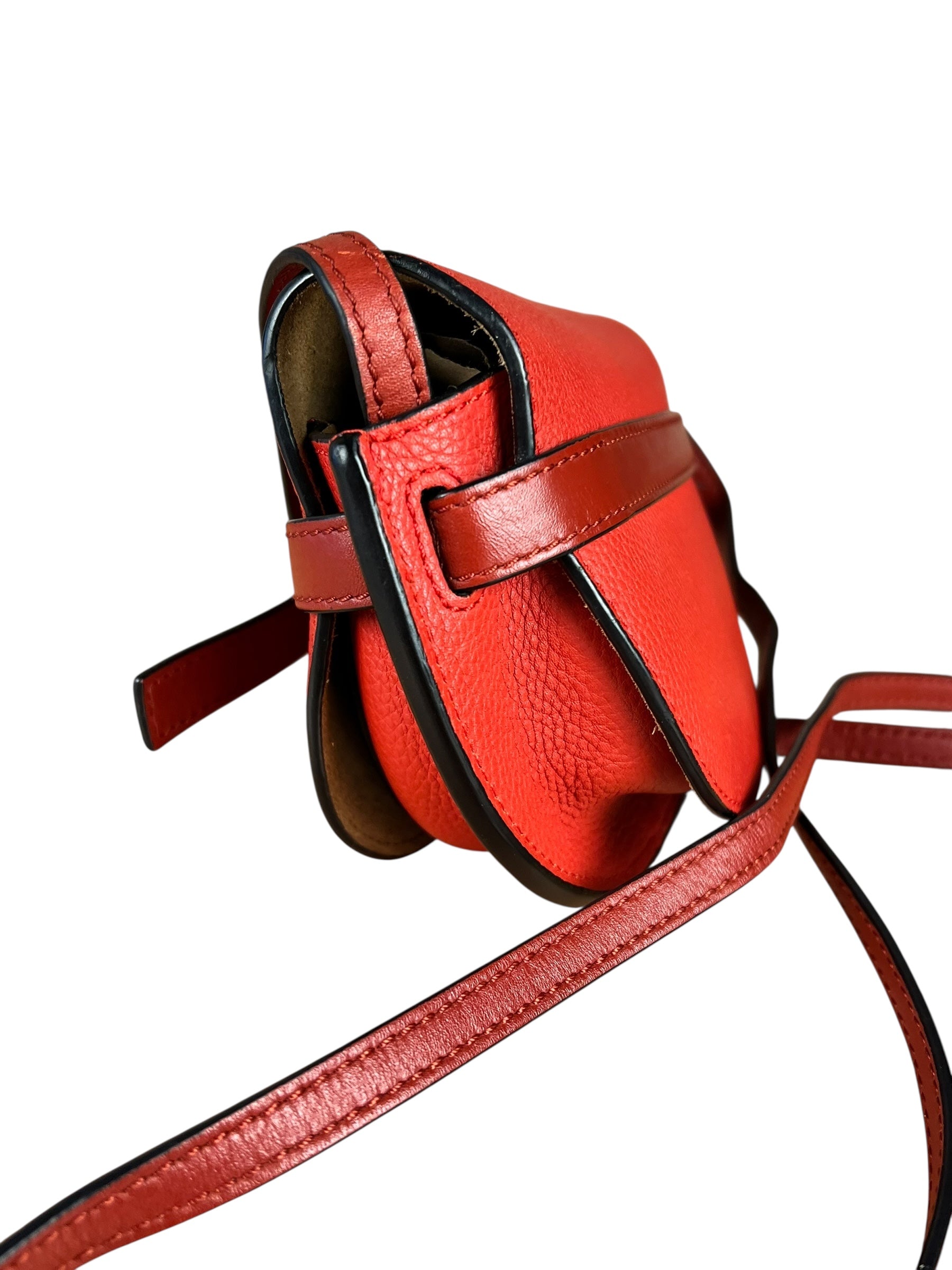 Loewe Mini Gate Crossbody Bag Red