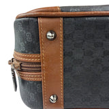 Gucci Vintage Micro GG Black/Brown Supreme Satchel Hand Bag