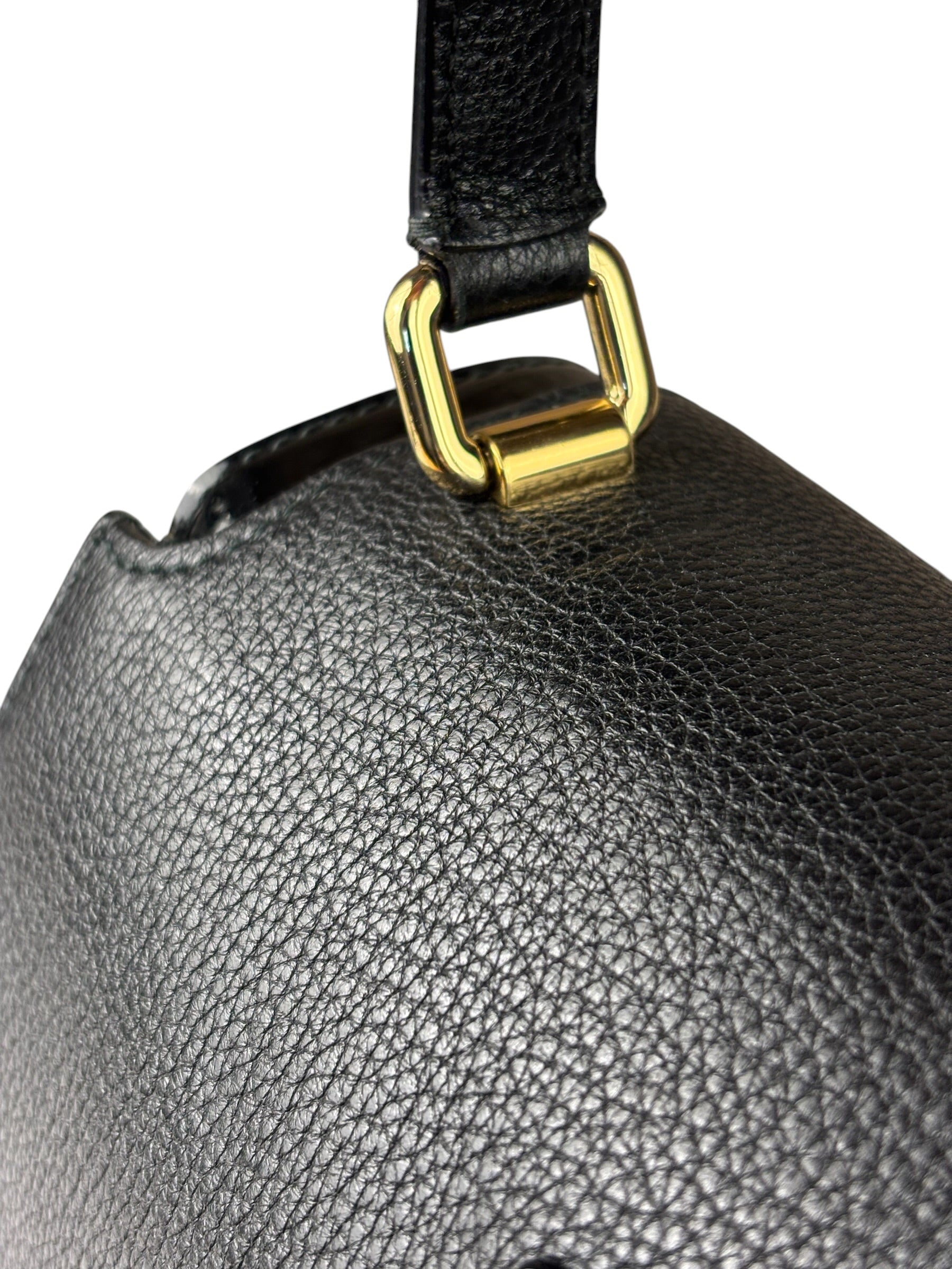 Dolce & Gabbana Black Patent Leather Borsa A Mano Two-Way Bag
