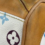 Louis Vuitton White Monogram Murakami Claudia Handbag