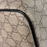 Gucci Beige Leather Gg Supreme Italian Flag Joy Boston Bag