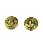 Chanel Gold CC Embellished Earrings
