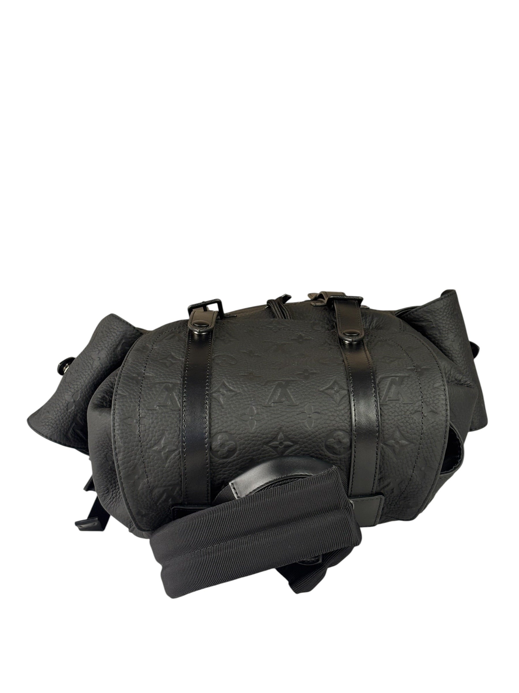 Louis Vuitton Monogram Taurillon Christopher MM Backpack