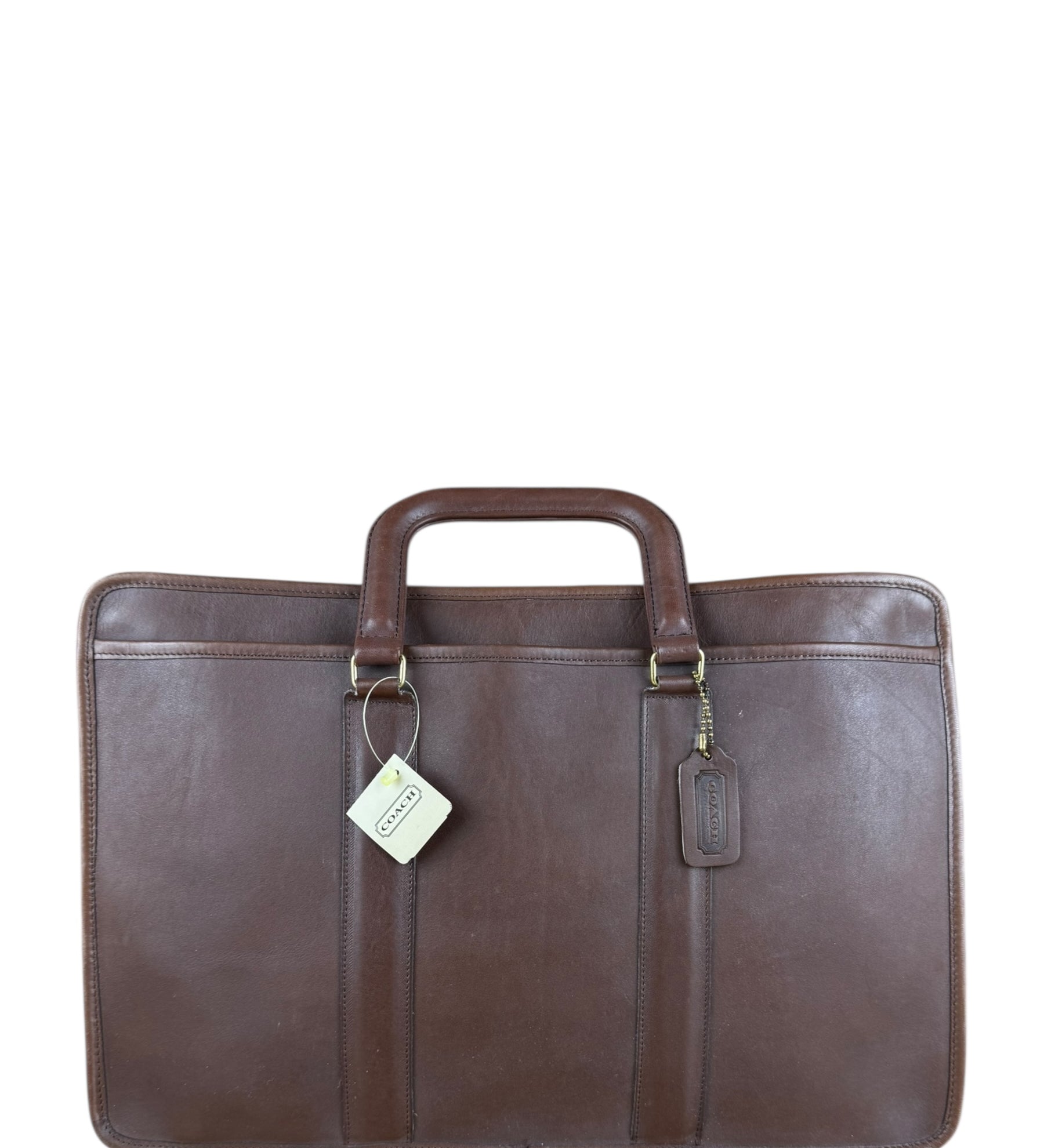 Coach Vintage Brown Leather Briefcase