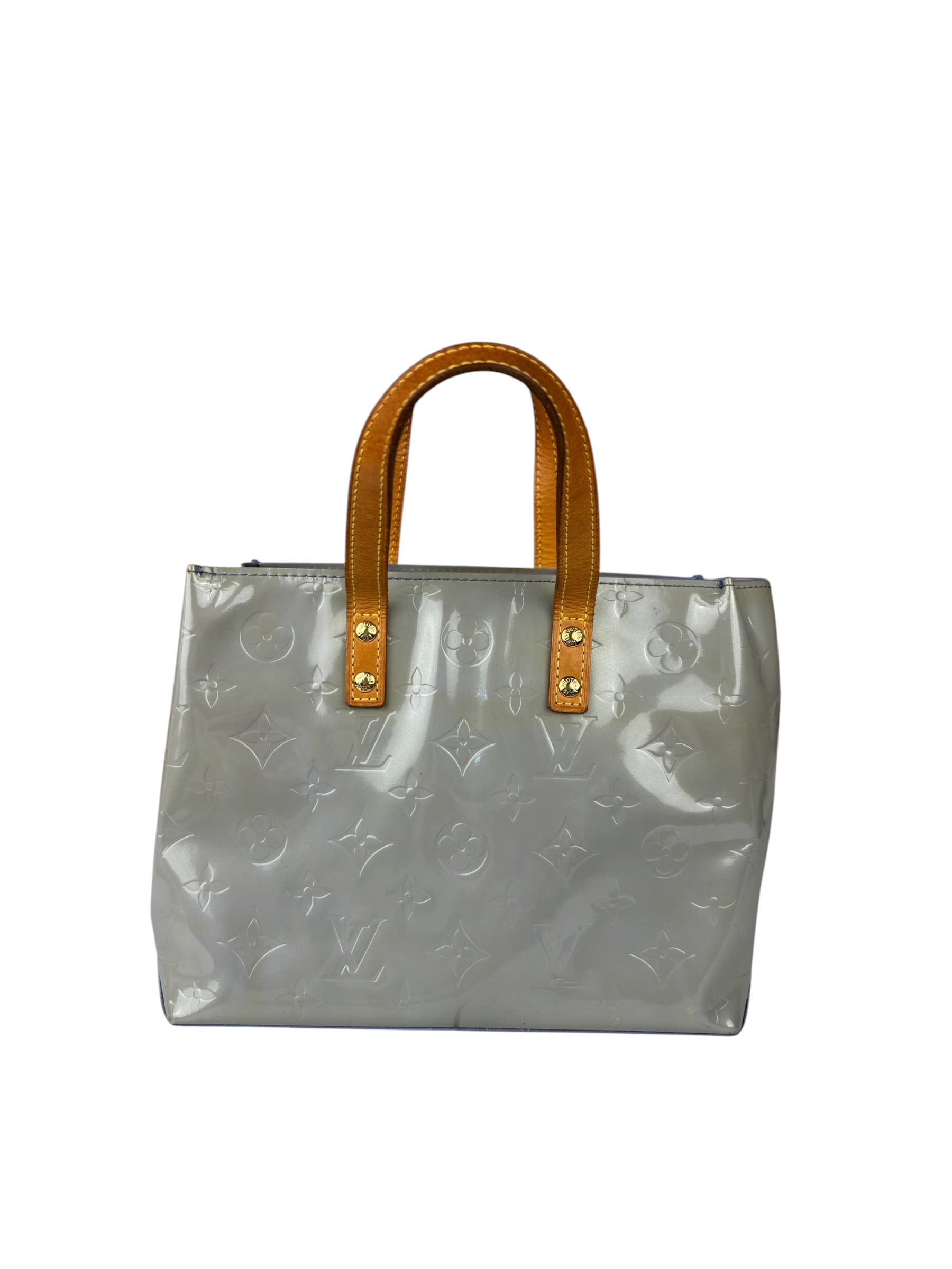 Louis Vuitton Vintage Blue/Lavender Leather Vernis Reade PM